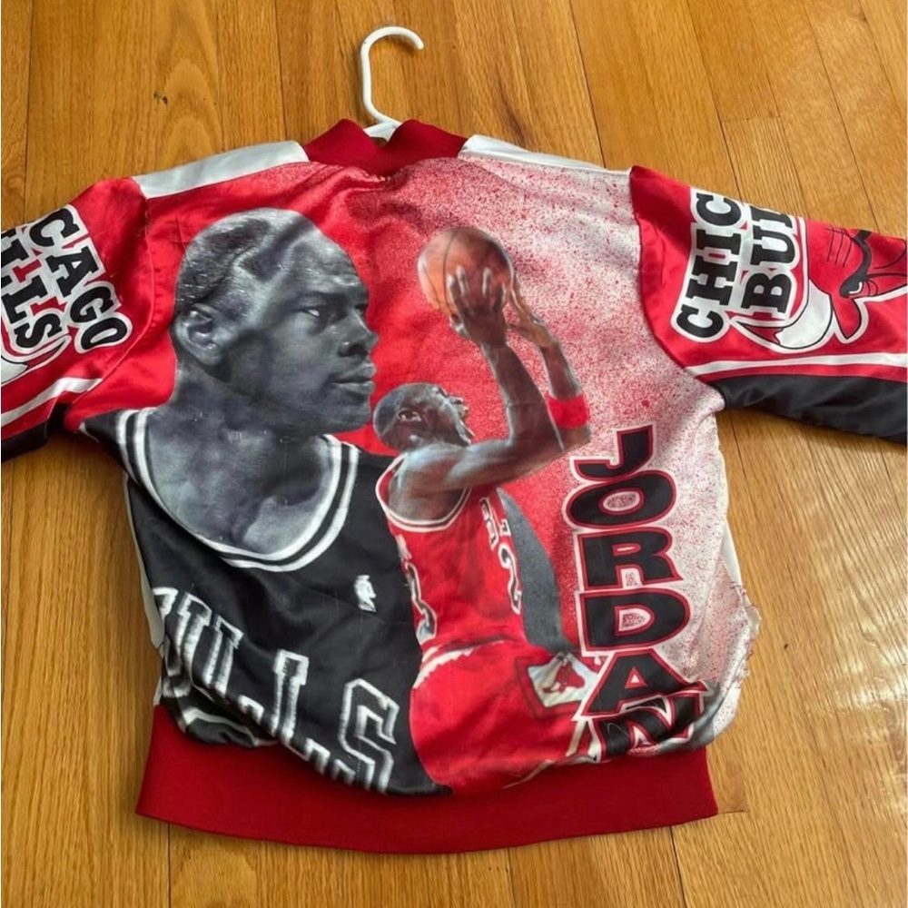 Vintage Michael Jordan chalk line jacket